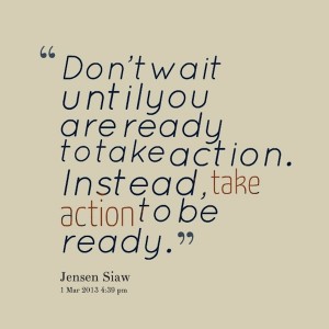 take action to be ready, Jensen Siaw